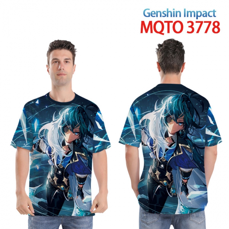 Genshin Impact  Full color printed short sleeve T-shirt from XXS to 4XL MQTO 3778