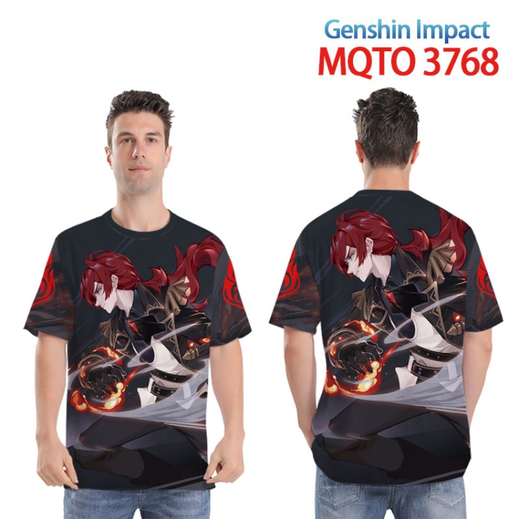 Genshin Impact  Full color printed short sleeve T-shirt from XXS to 4XL MQTO 3768