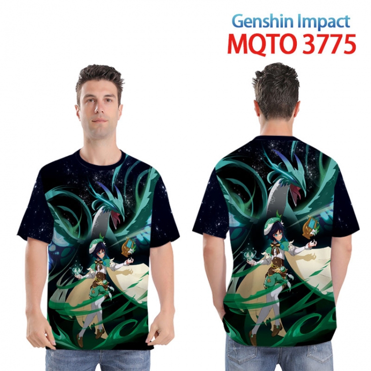 Genshin Impact  Full color printed short sleeve T-shirt from XXS to 4XL MQTO 3775