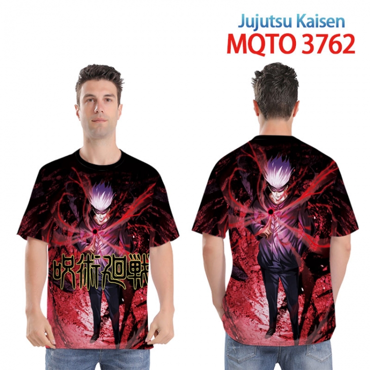 Jujutsu Kaisen   Full color printed short sleeve T-shirt from XXS to 4XL MQTO 3762