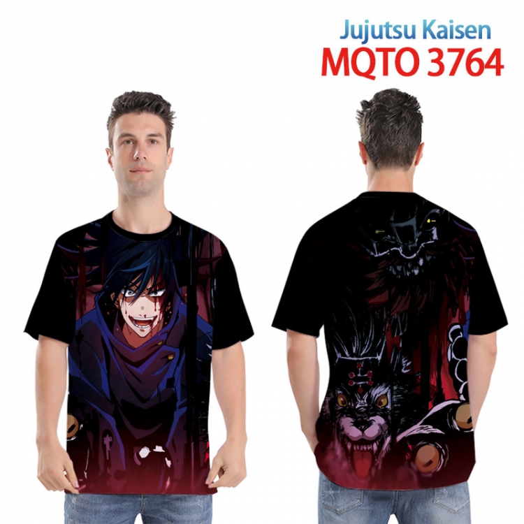 Jujutsu Kaisen   Full color printed short sleeve T-shirt from XXS to 4XL MQTO 3764