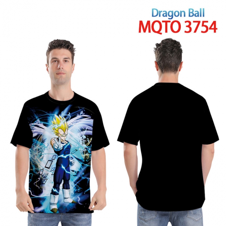 DRAGON BALL Full color printed short sleeve T-shirt from XXS to 4XL MQTO 3754