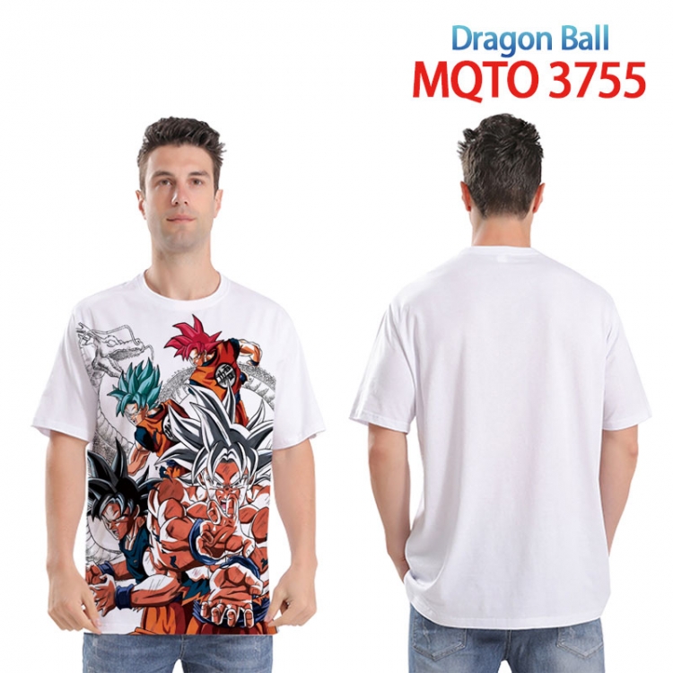 DRAGON BALL Full color printed short sleeve T-shirt from XXS to 4XL MQTO 3755