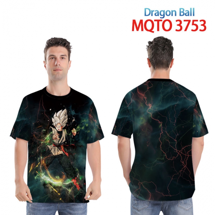 DRAGON BALL Full color printed short sleeve T-shirt from XXS to 4XL MQTO 3753