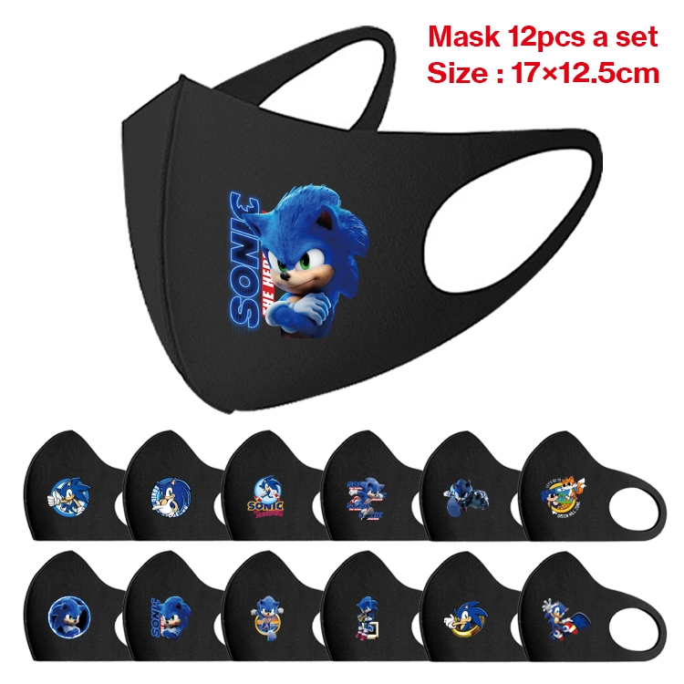 Super Sonico Anime peripheral adult masks 17x12.5cm a set of 12