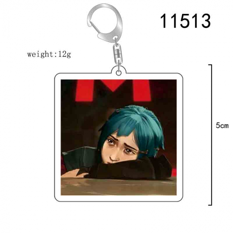 League of Legends Anime acrylic Key Chain  price for 5 pcs 11513