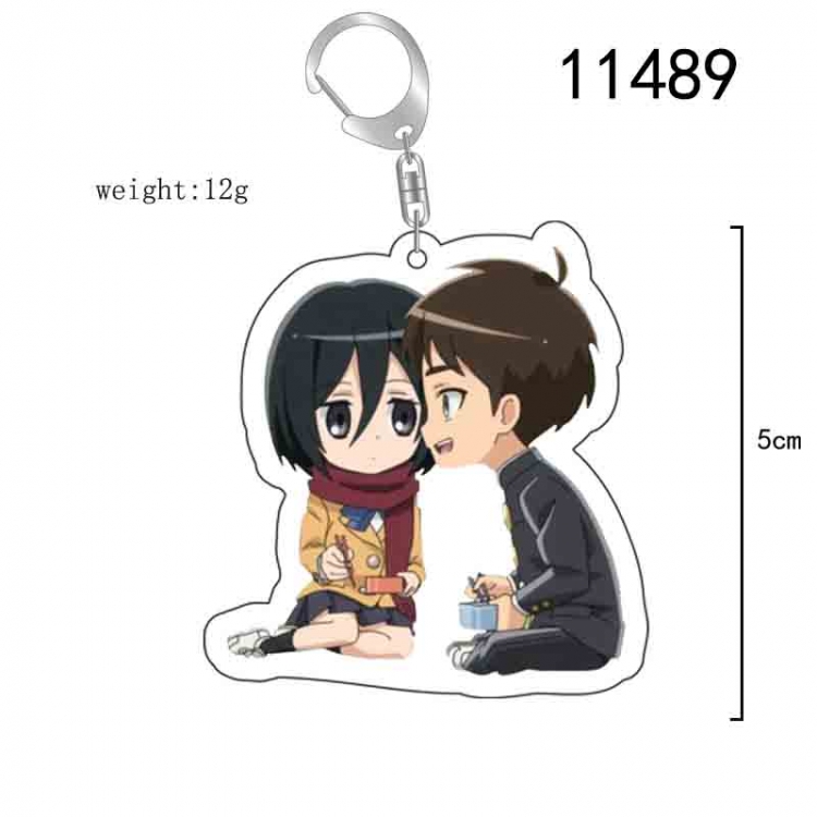 Shingeki no Kyojin Anime acrylic Key Chain  price for 5 pcs 11489