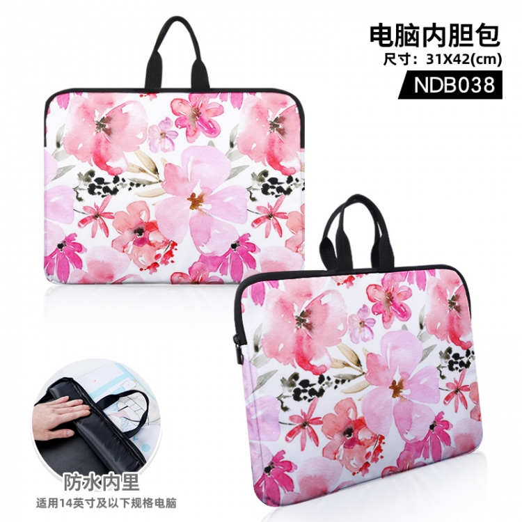 Flower Plant Computer Liner Bag 31x41cm NDB038