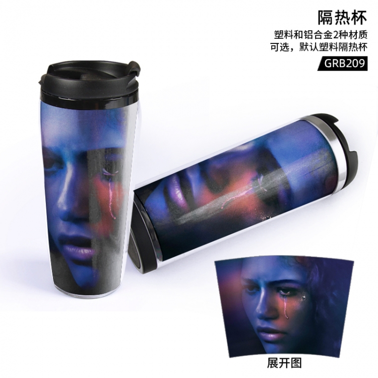 excited Anime Starbucks leak-proof thermal insulation cup plastic material GRB209