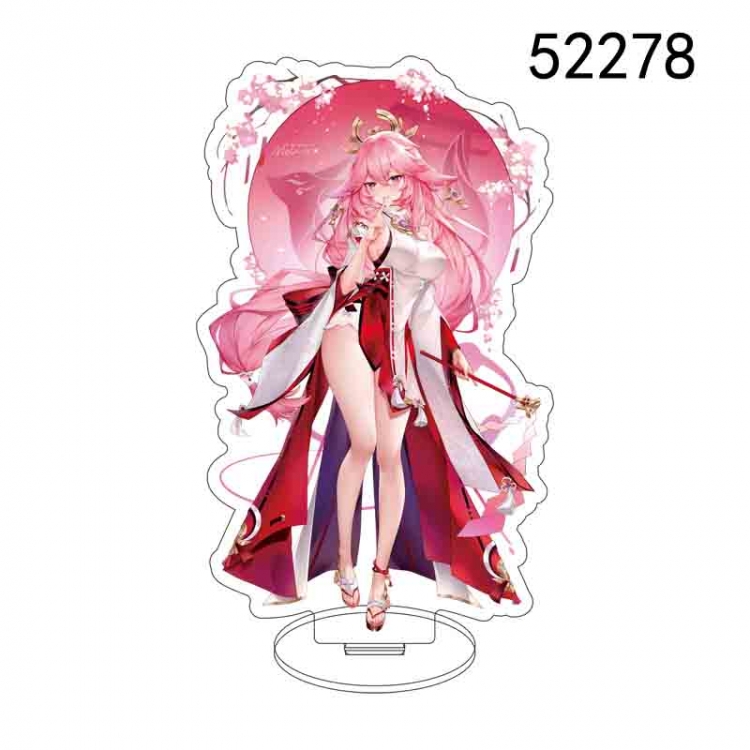 Genshin Impact Anime characters acrylic Standing Plates Keychain 15CM 52278