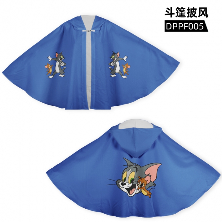 Tom and Jerry Anime Cape Cloak Sleeve Length 64cm Clothes Length 67cm DPPF005