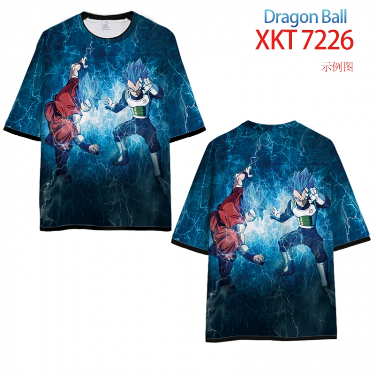 DRAGON BALL Full Color Loose short sleeve cotton T-shirt  from S to 4XL XKT 7226