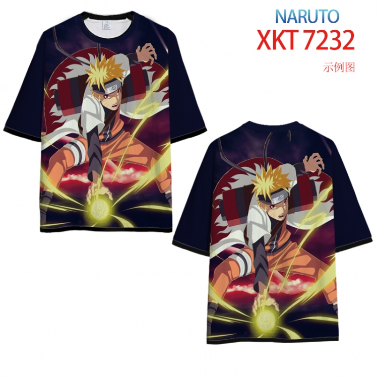 One Piece Full Color Loose short sleeve cotton T-shirt  from S to 4XL XKT 7232