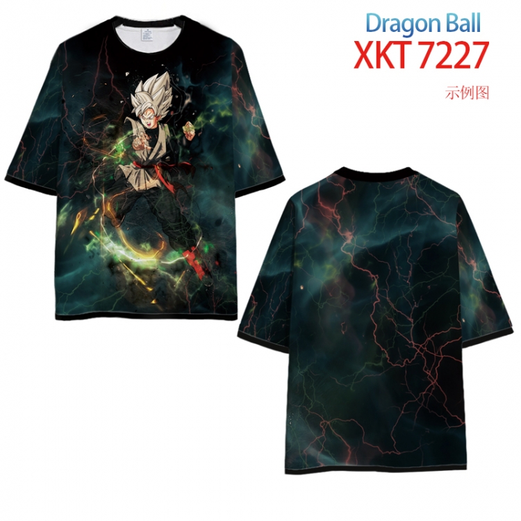 DRAGON BALL Full Color Loose short sleeve cotton T-shirt  from S to 4XL  XKT 7227