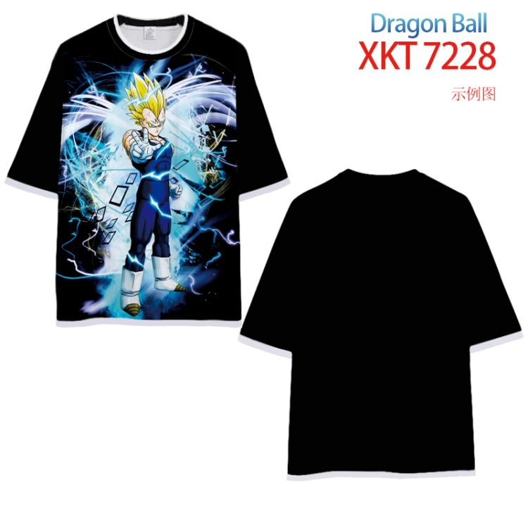 DRAGON BALL Full Color Loose short sleeve cotton T-shirt  from S to 4XL XKT 7228