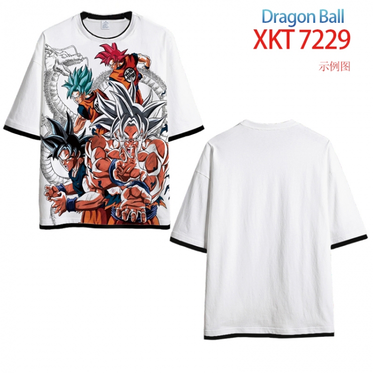 DRAGON BALL Full Color Loose short sleeve cotton T-shirt  from S to 4XL XKT 7229