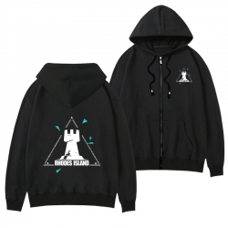 Arknights anime zipper sweater...