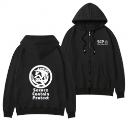 SCP Foundation Black Hooded Th...