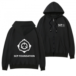 SCP Foundation Black Hooded Th...