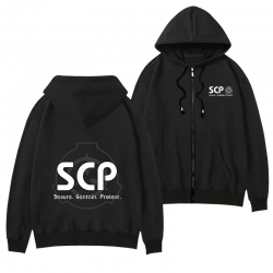 SCP Foundation Black Hooded Th...