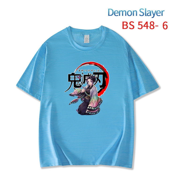 Demon Slayer Kimets ice silk cotton loose and comfortable T-shirt from XS to 5XL BS-548-6