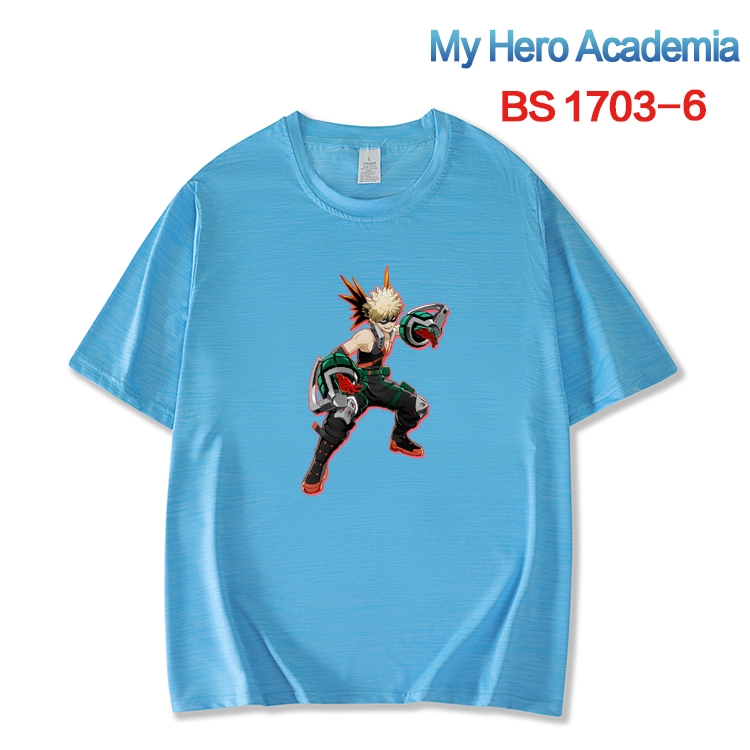 My Hero Academia ice silk cotton loose and comfortable T-shirt from XS to 5XL BS-1703-6