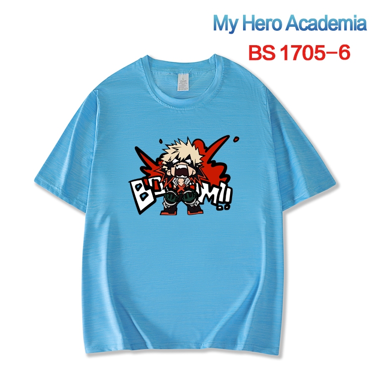 My Hero Academia ice silk cotton loose and comfortable T-shirt from XS to 5XL BS-1705-6