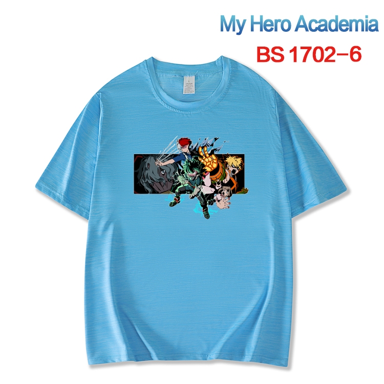 My Hero Academia ice silk cotton loose and comfortable T-shirt from XS to 5XL  BS-1702-6