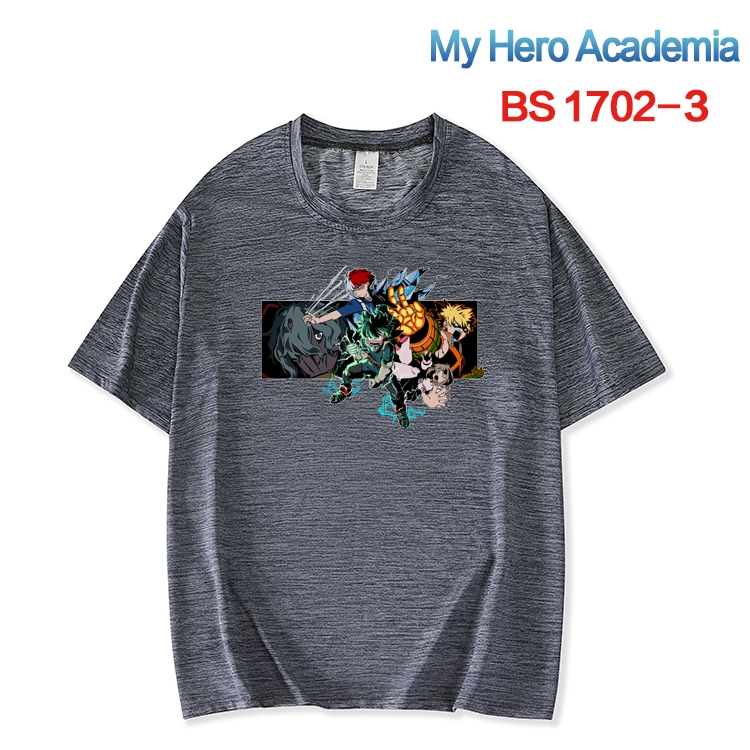 My Hero Academia ice silk cotton loose and comfortable T-shirt from XS to 5XL  BS-1702-3