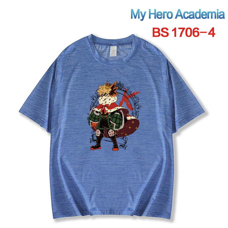 My Hero Academia ice silk cotton loose and comfortable T-shirt from XS to 5XL  BS-1706-4
