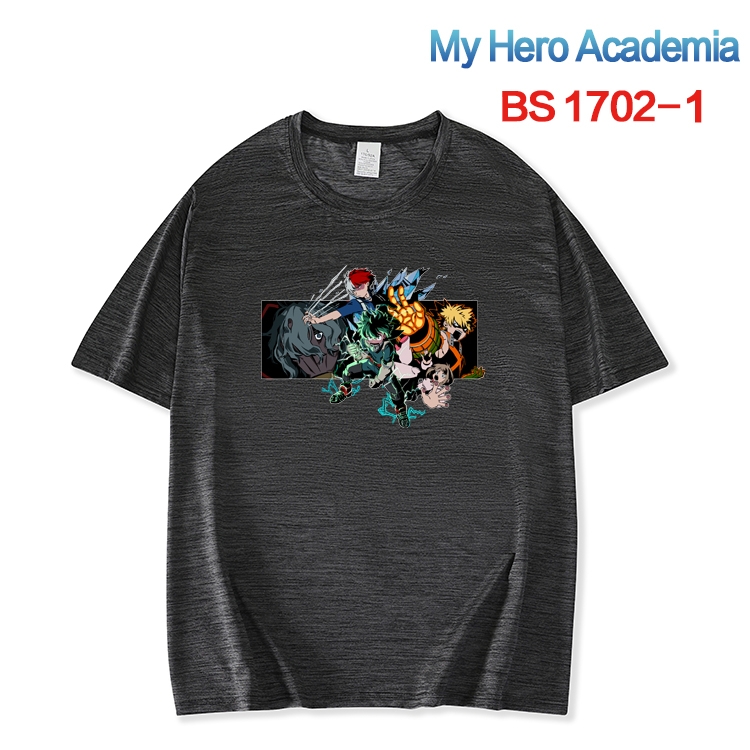 My Hero Academia ice silk cotton loose and comfortable T-shirt from XS to 5XL  BS-1702-1