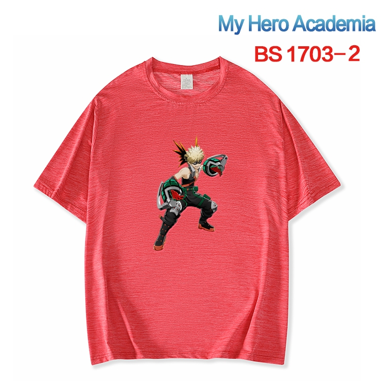 My Hero Academia ice silk cotton loose and comfortable T-shirt from XS to 5XL  BS-1700-2