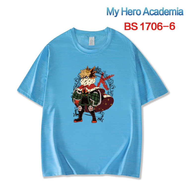 My Hero Academia ice silk cotton loose and comfortable T-shirt from XS to 5XL  BS-1706-6