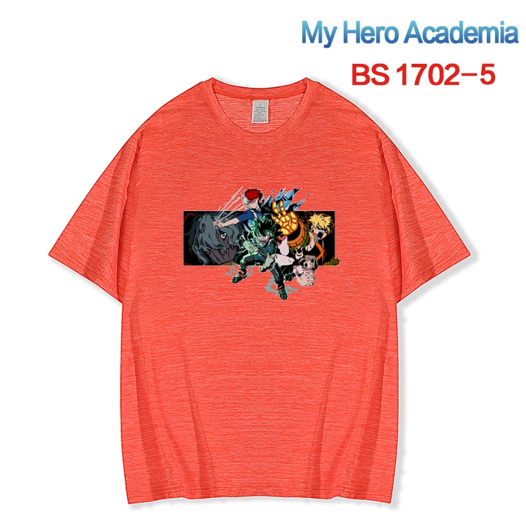 My Hero Academia ice silk cotton loose and comfortable T-shirt from XS to 5XL BS-1702-5