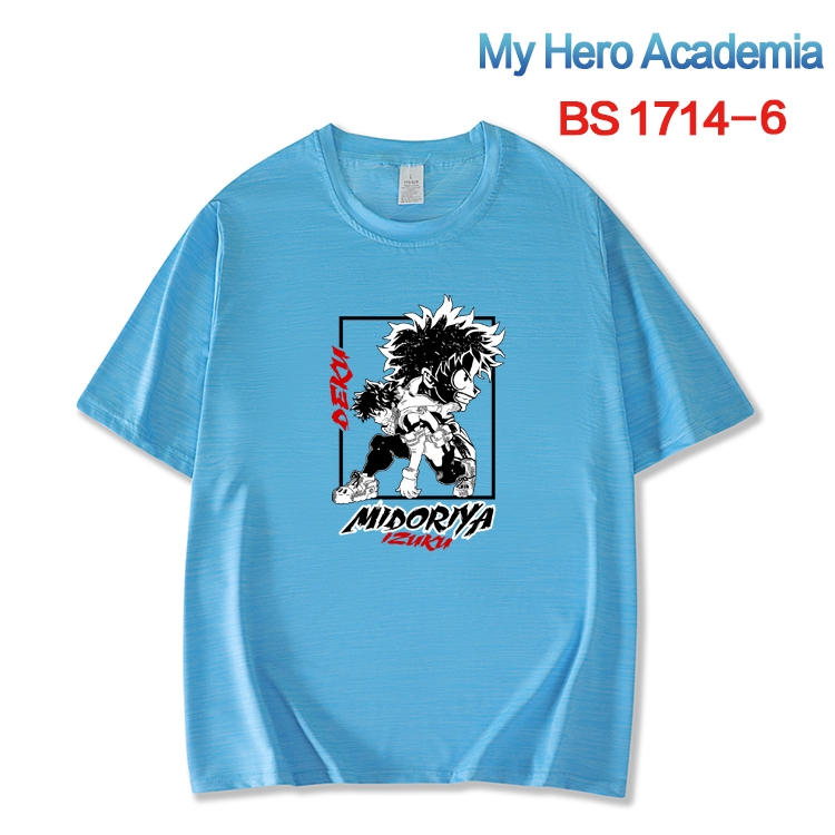 My Hero Academia ice silk cotton loose and comfortable T-shirt from XS to 5XL BS-1714-6