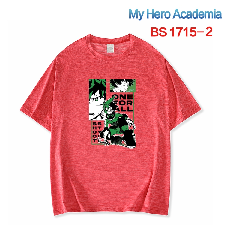 My Hero Academia ice silk cotton loose and comfortable T-shirt from XS to 5XL  BS-1715-2