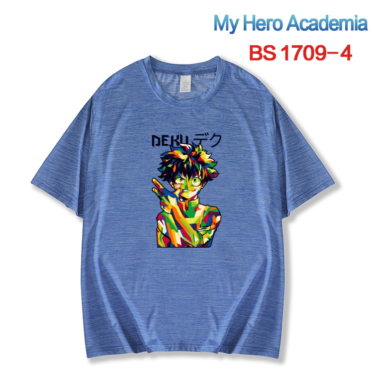 My Hero Academia ice silk cotton loose and comfortable T-shirt from XS to 5XL BS-1709-4