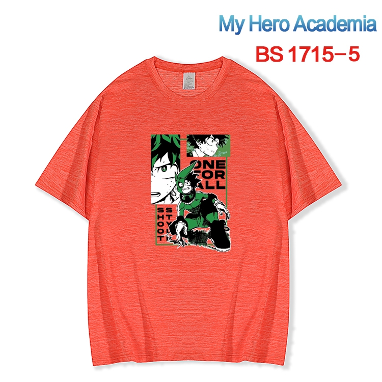 My Hero Academia ice silk cotton loose and comfortable T-shirt from XS to 5XL  BS-1715-5