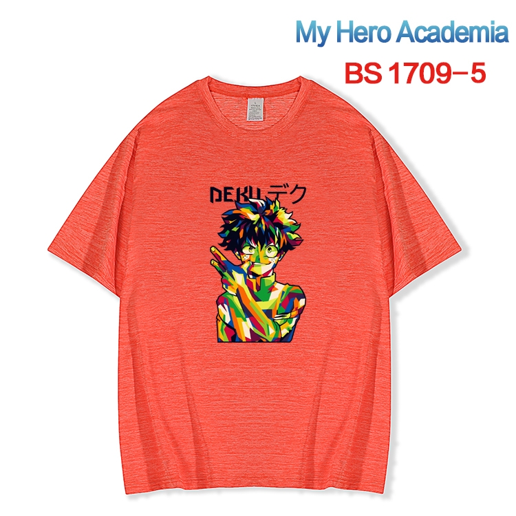 My Hero Academia ice silk cotton loose and comfortable T-shirt from XS to 5XL BS-1709-5