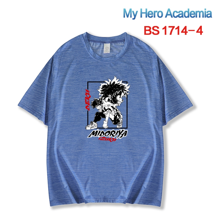 My Hero Academia ice silk cotton loose and comfortable T-shirt from XS to 5XL BS-1714-4