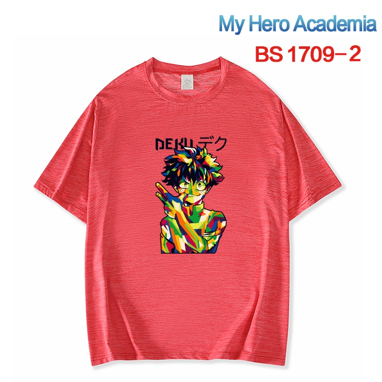 My Hero Academia ice silk cotton loose and comfortable T-shirt from XS to 5XL  BS-1709-2