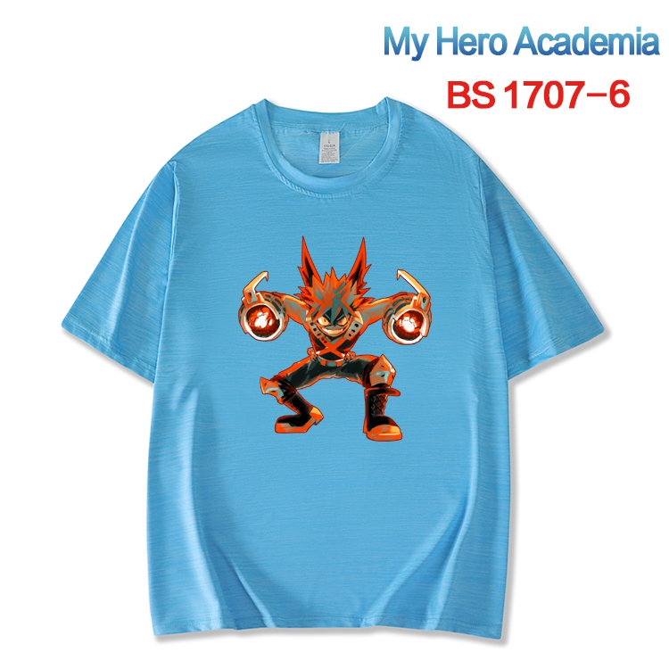 My Hero Academia ice silk cotton loose and comfortable T-shirt from XS to 5XL  BS-1707-6