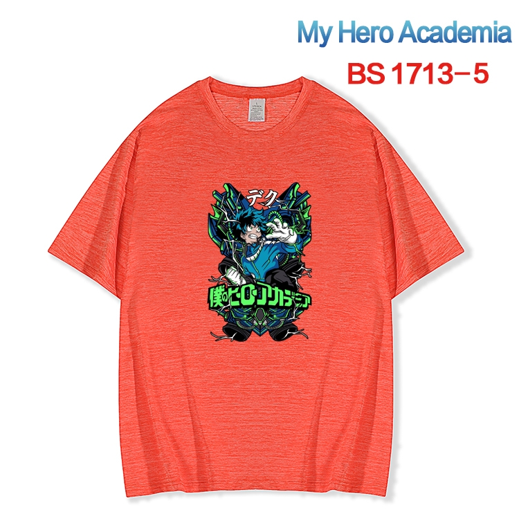 My Hero Academia ice silk cotton loose and comfortable T-shirt from XS to 5XL  BS-1713-5