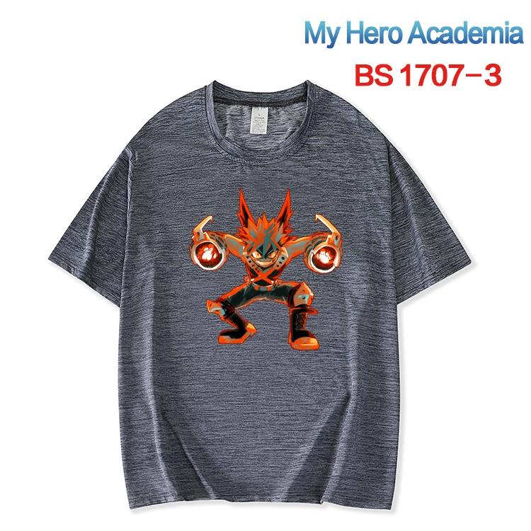 My Hero Academia ice silk cotton loose and comfortable T-shirt from XS to 5XL  BS-1707-3