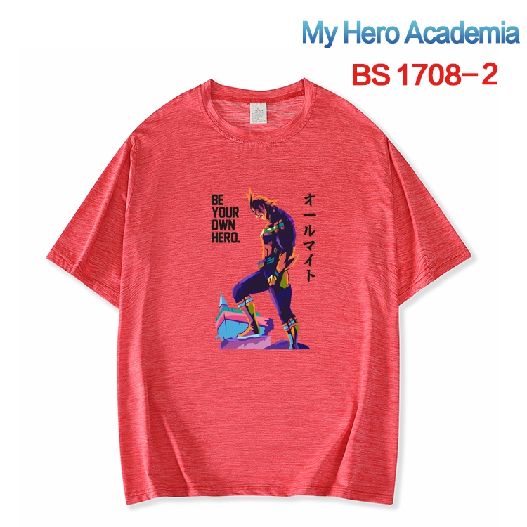 My Hero Academia ice silk cotton loose and comfortable T-shirt from XS to 5XL  BS-1708-2