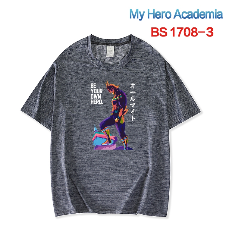 My Hero Academia ice silk cotton loose and comfortable T-shirt from XS to 5XL  BS-1708-3