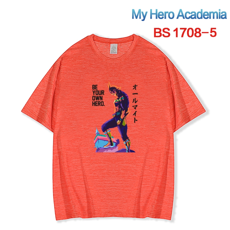 My Hero Academia ice silk cotton loose and comfortable T-shirt from XS to 5XL  BS-1708-5