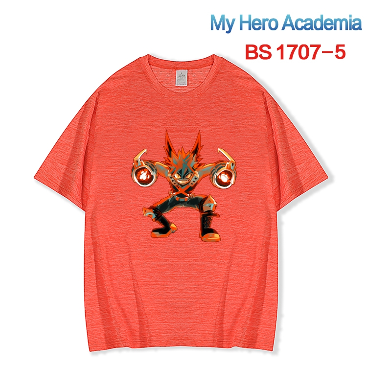 My Hero Academia ice silk cotton loose and comfortable T-shirt from XS to 5XL BS-1707-5