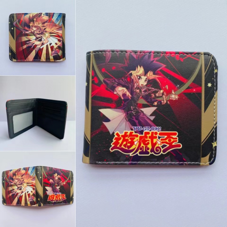 Yugioh Full color  Two fold short card case wallet 