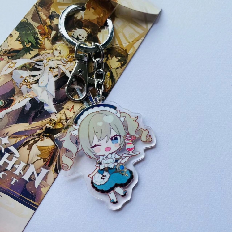 Genshin Impact Game Peripheral Acrylic Keychain Pendant  5113 price for 5 pcs